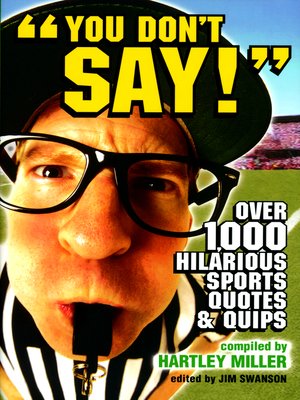 cover image of You Don't Say!
